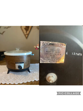 Vintage Van Wyck Sim R Ware slow cooker